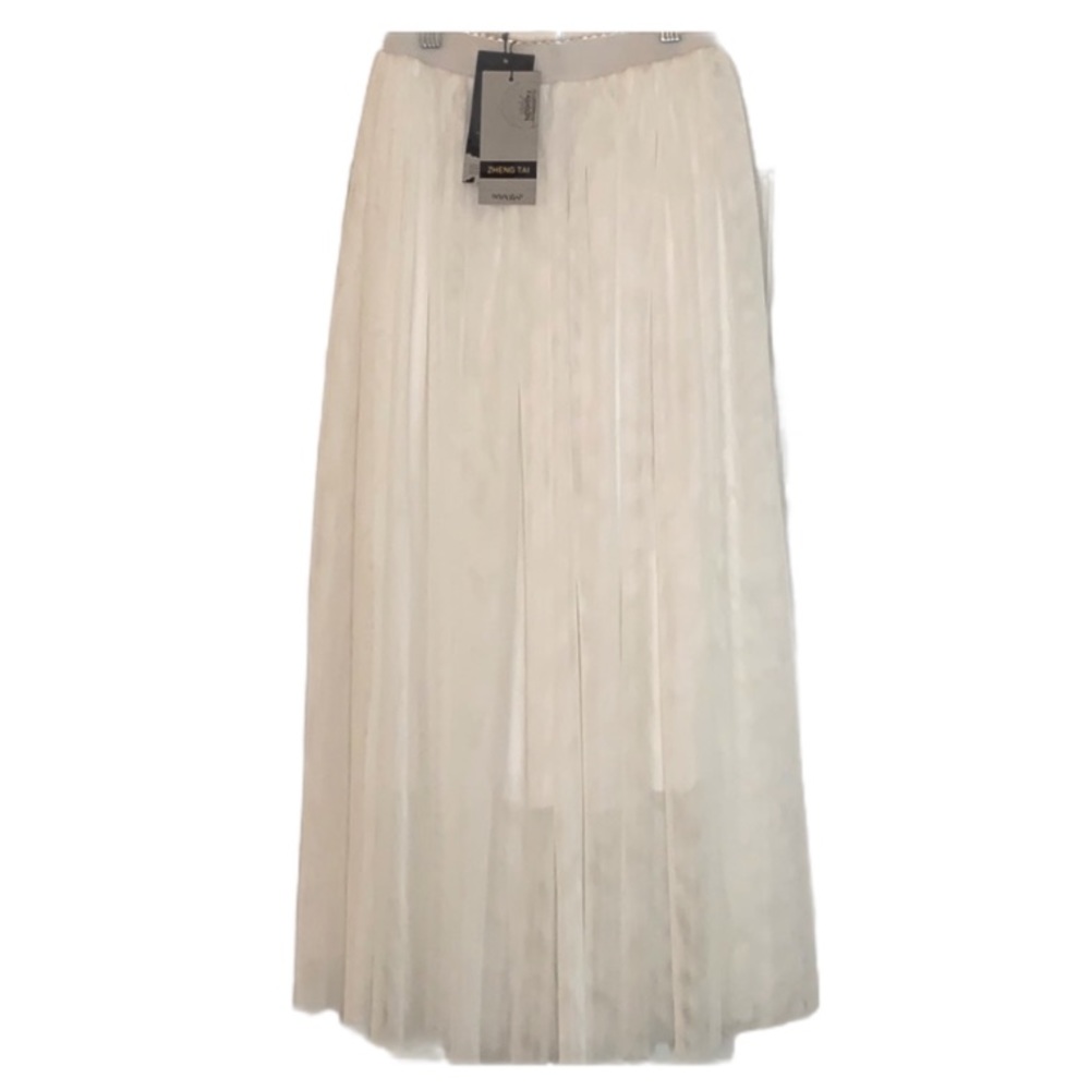 Long Tulle Over Shorter Skirt
